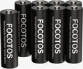 FOCOTOS AA Rechargeable Batteries 8 Pack, High Capacity 2800mAh 1200 Cycles 1.2V NiMH Rechargeable Battery AA