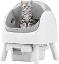 FOCOTOS Self Cleaning Cat Litter Box, Automatic Litter Box for Multiple Cats, Integrated Safety Protection with Open-Top Design