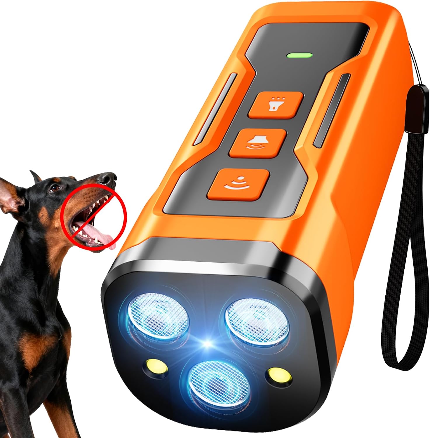 Antyman Dog Bark Deterrent Devices, 3X Ultrasonic Anti Barking Device for Dogs | 6 Modes Stop Neighbors Dog Barks No More Bark Control Indoors Outdoors Safe & Humane Behavior Correct Training Tool