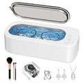 Antyman Ultrasonic Jewelry Cleaner Machine: 48KHz Ultra Sonic Cleaner for Jewelry,Eyeglass,Rings,Watch Band,Dentures,with Dual Cleaning Modes,350ML 304 Stainless Steel Tank,Gift for Wife,Mom,Daughter