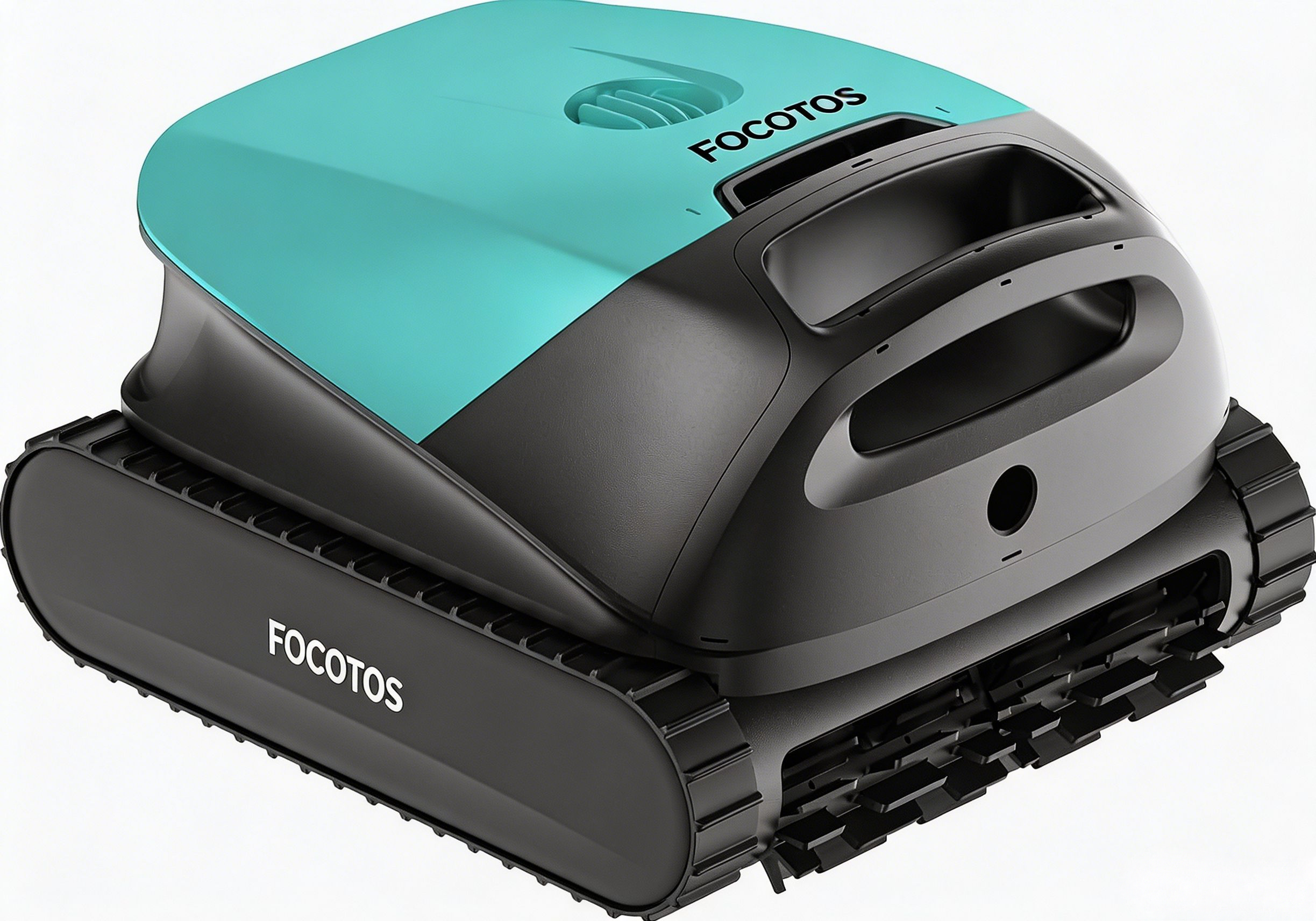 (2026 Upgrade) FOCOTOS Sora 10 Cordless Pool Vacuum Robot for Inground & Above Ground Pools, 6800 GPH Suction, Floor/Wall/Waterline/Shallow Area Cleaning, Waterline Parking, Cyan Green