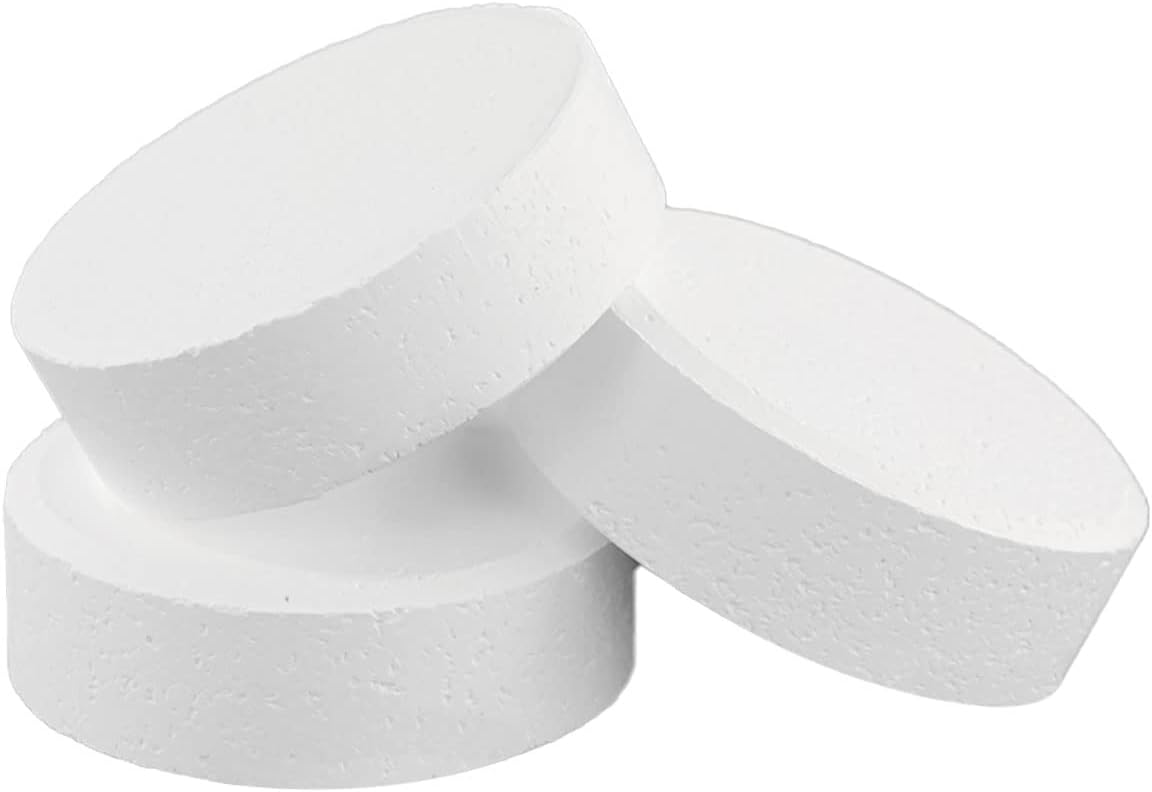 FOCOTOS Stabilized Chlorine Tablets for Swimming Pools | Easy to Use | for Above Ground or Inground Pool | Individually Wrapped Chlorinating Tabs | Slow Dissolving | 50 lbs