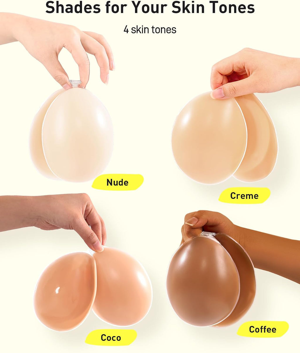 Antyman Sticky Bra Adhesive Strapless Ultra Invisible Push up Silicone Bra Multiple Colors Sizes Women's Exotic Bras