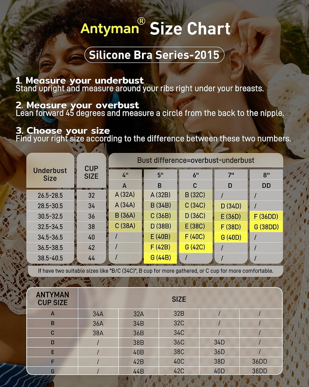 Antyman Sticky Bra Adhesive Strapless Ultra Invisible Push up Silicone Bra Multiple Colors Sizes Women's Exotic Bras